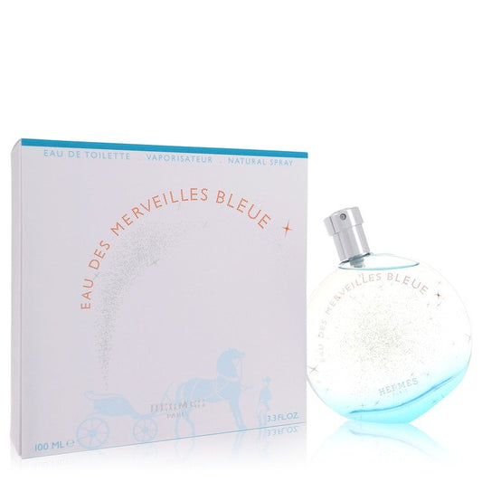 Eau Des Merveilles Bleue Eau De Toilette Spray by Hermes 100 ml Brands HD