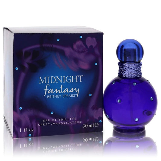 Fantasy Midnight Eau De Toilette Spray by Britney Spears 30 ml