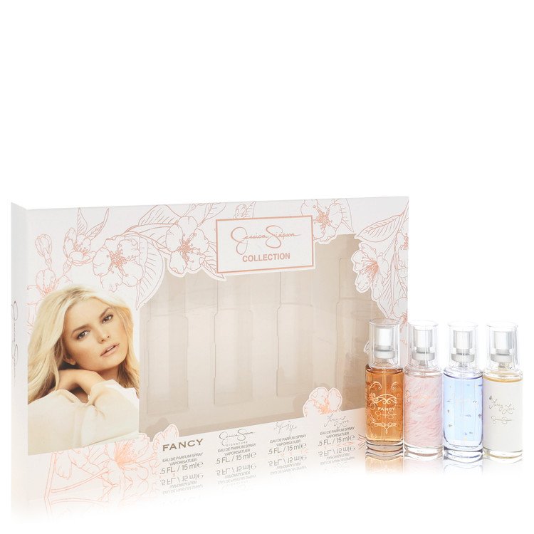 Fancy Gift Set - Mini Set Collection  0.5oz  Fancy EDP Spray +0.05oz Signature EDP Spray +0.05oz I Fancy You EDP Spray+ 0.05oz Fancy Love EDP Spray by Jessica Simpson --