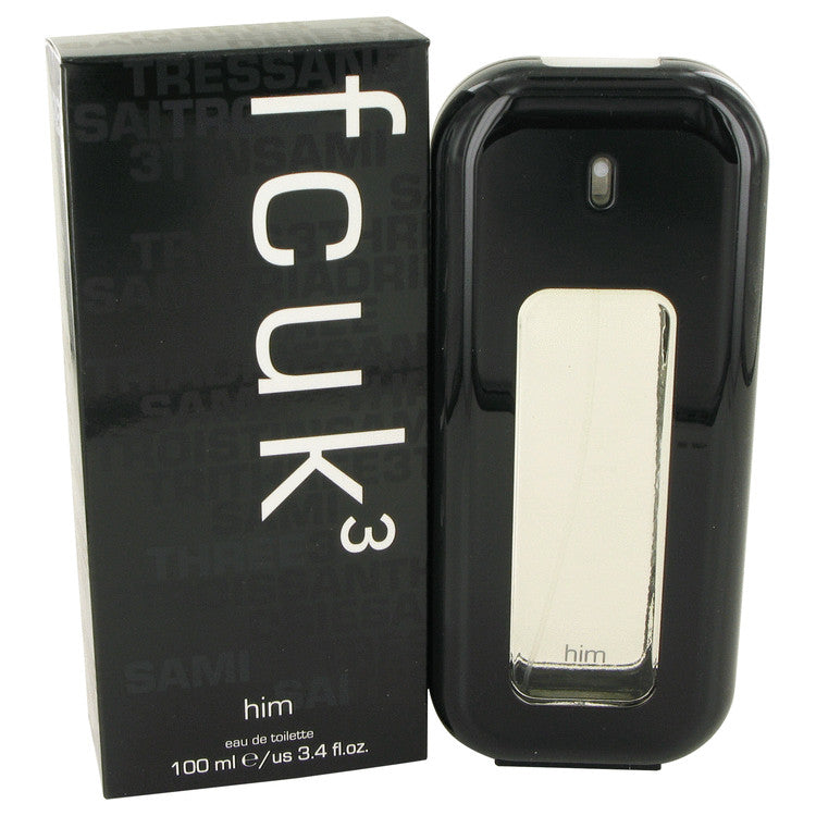 Fcuk 3 Eau De Toilette Spray by French Connection 100 ml