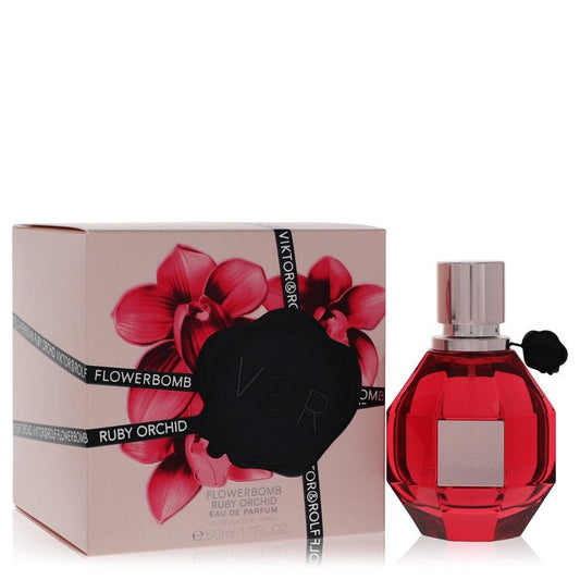 Flowerbomb Ruby Orchid Eau De Parfum Spray by Viktor & Rolf 50 ml