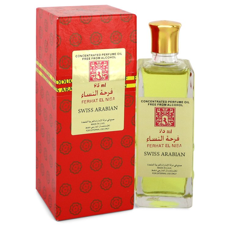 Ferhat El Nisa Concentrated Perfume Oil Free From Alcohol (Unisex) by Swiss Arabian 95 ml Brands HD