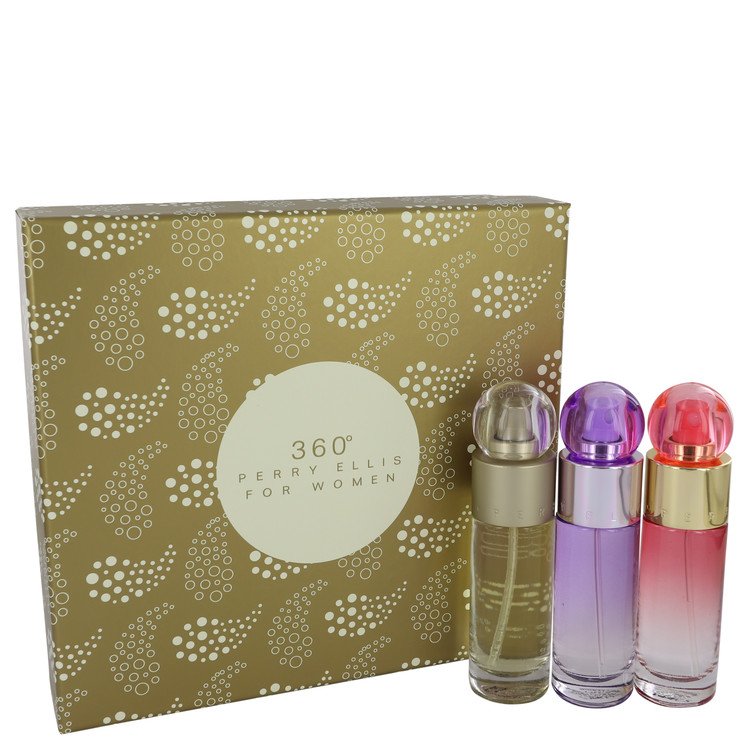 Perry Ellis 360 Gift Set - 1 oz Perry Ellis 360 EDT Spray + 1 oz Perry Ellis 360 Coral EDP Spray + 1 oz Perry Ellis  by Perry Ellis --