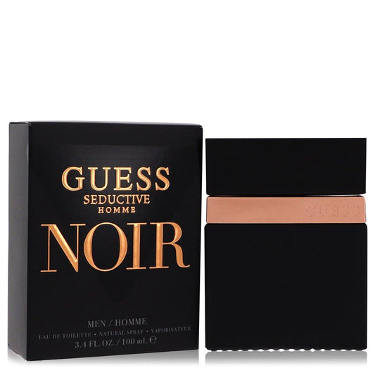 Guess Seductive Homme Noir Eau De Toilette Spray by Guess 100 ml