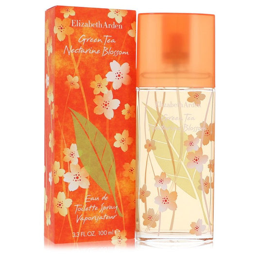 Green Tea Nectarine Blossom Eau De Toilette Spray by Elizabeth Arden 100 ml
