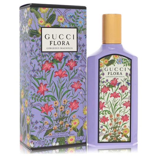 Flora Gorgeous Magnolia Eau De Parfum Spray by Gucci 100 ml