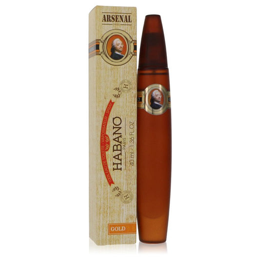 Habano Gold Eau De Toilette Spray by Gilles Cantuel 40 ml