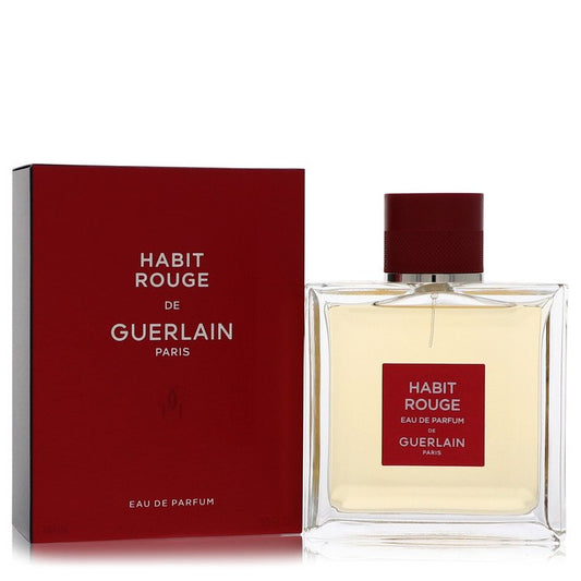 Habit Rouge Eau De Parfum Spray by Guerlain 100 ml