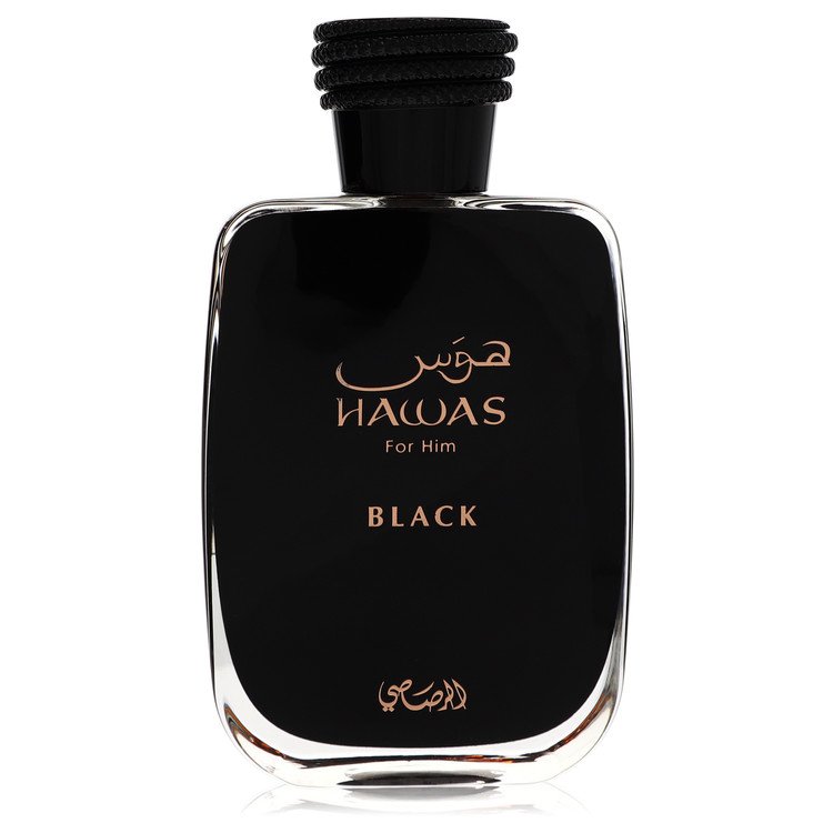 Hawas Black Eau De Parfum Spray (Unboxed) by Rasasi 100 ml