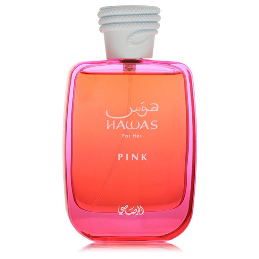 Hawas Pink Eau De Parfum Spray (Unboxed) by Rasasi 100 ml