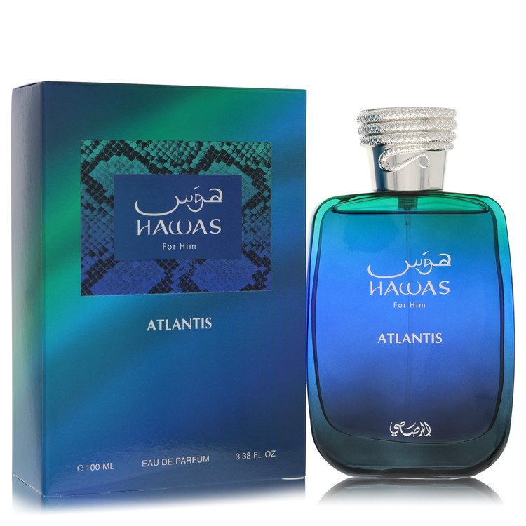 Hawas Atlantis Eau De Parfum Spray by Rasasi 100 ml
