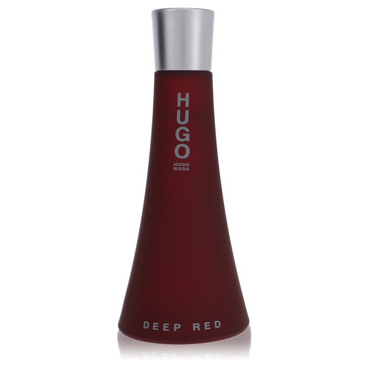 Hugo Deep Red Eau De Parfum Spray (unboxed) by Hugo Boss 90 ml