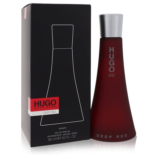 Hugo Deep Red Eau De Parfum Spray by Hugo Boss 90 ml