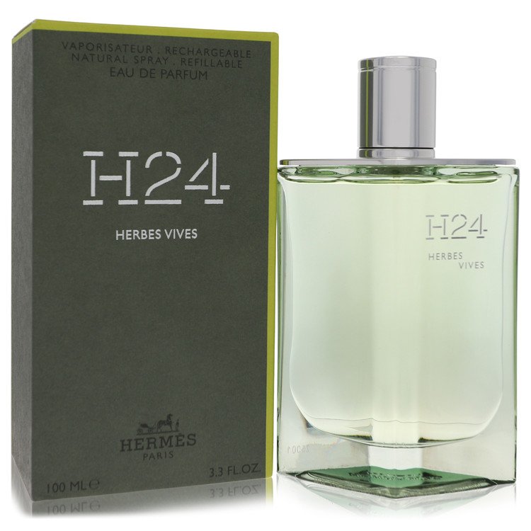 Hermes H24 Herbes Vives Eau De Parfum Refillable Spray by Hermes 100 ml