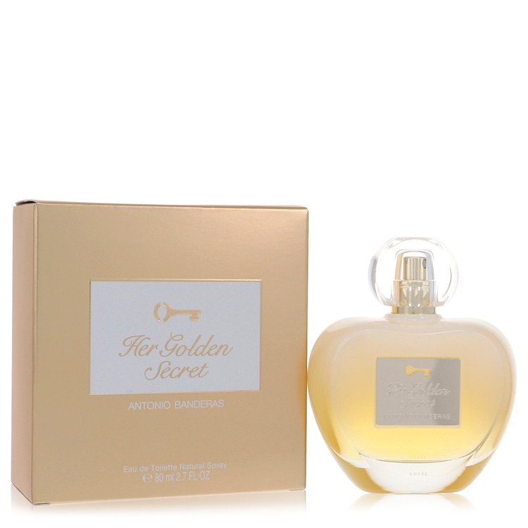 Her Golden Secret Eau De Toilette Spray by Antonio Banderas 80 ml