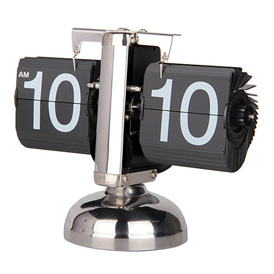 Balance Shaped Auto Flip Clock Home Office School Desktop Decorative Clock