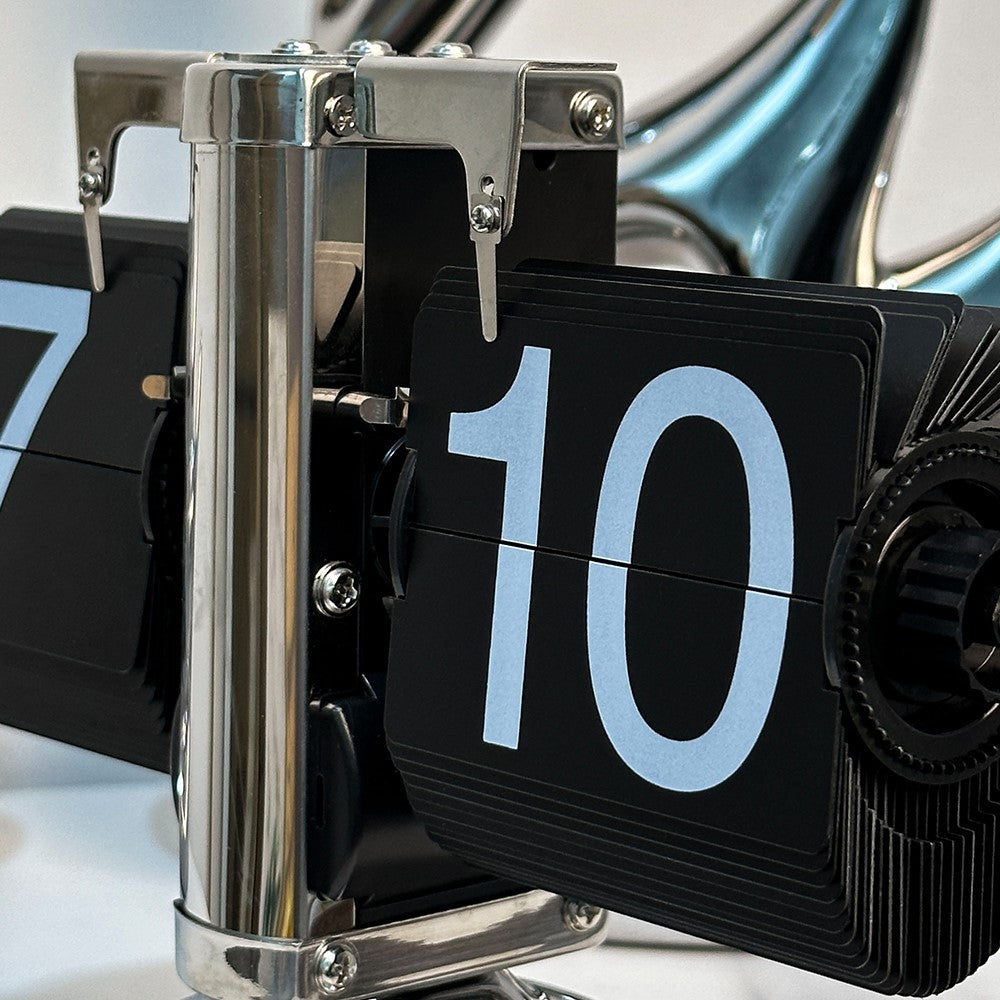 Balance Shaped Auto Flip Clock Home Office School Desktop Decorative Clock