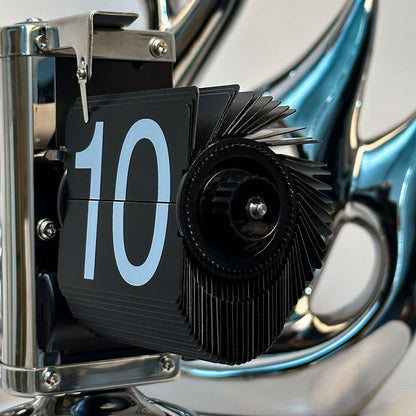 Balance Shaped Auto Flip Clock Home Office School Desktop Decorative Clock