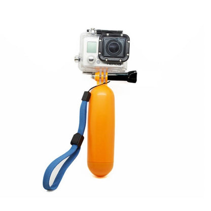 Floating Bobber Handy Grip with Wrist Strap and Thumb Screw for Gopro Hero 3+/3/2/1;Yellow
