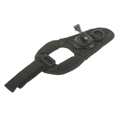 360 Degree Glove-style  Wristband Hand Palm Strap Mount Adapter w/ Screw for Gopro Hero 3+ 3 2 1
