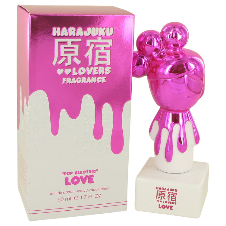 Harajuku Lovers Pop Electric Love Eau De Parfum Spray by Gwen Stefani 50 ml