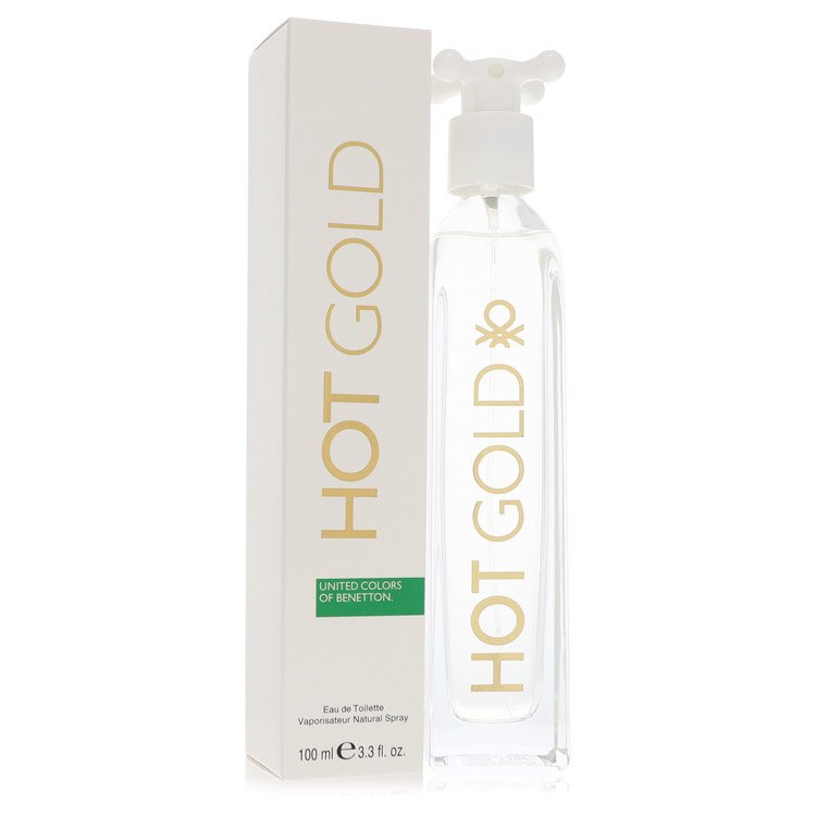 Hot Gold Eau De Toilette Spray by Benetton 100 ml