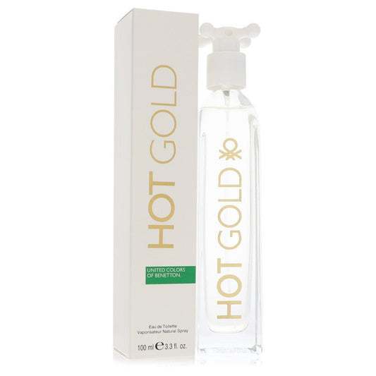 Hot Gold Eau De Toilette Spray by Benetton 100 ml