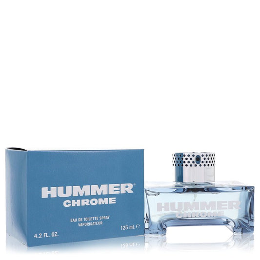 Hummer Chrome Eau De Toilette Spray by Hummer 125 ml