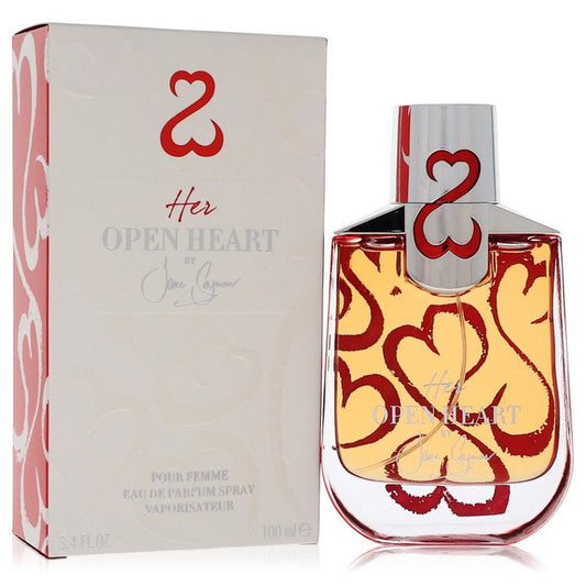 Her Open Heart Eau De Parfum Spray with Free Jewelry Roll by Jane Seymour 100 ml Brands HD