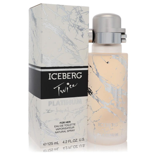 Iceberg Twice Platinum Eau De Toilette Spray by Iceberg 125 ml