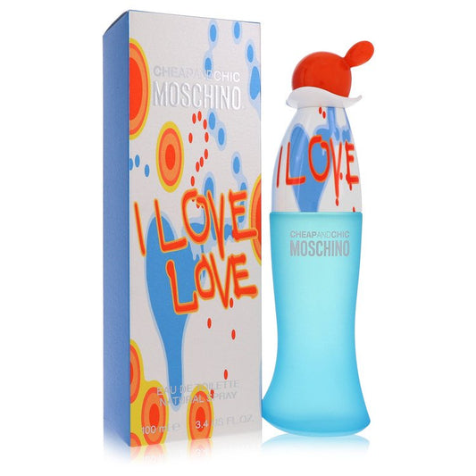 I Love Love Eau De Toilette Spray by Moschino 100 ml