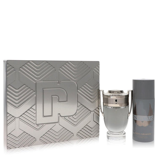 Invictus Gift Set - 3.4 oz Eau De Toilette Spray + 5.1 oz Deodorant Spray by Paco Rabanne --