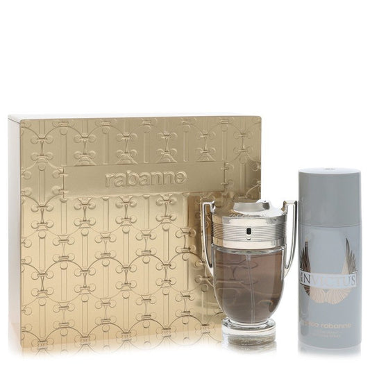 Invictus Gift Set - 3.4 oz Eau De Toilette Spray + 5.1 oz Deodorant Spray by Paco Rabanne --