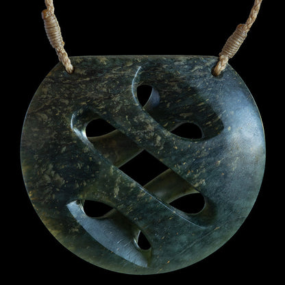 Huge Onewa Stone Crossover Twist by Alex Sands Pendant