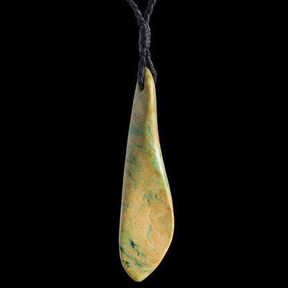 Flower Jade Drop by Nick Balme Pendant