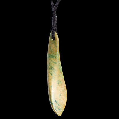 Flower Jade Drop by Nick Balme Pendant