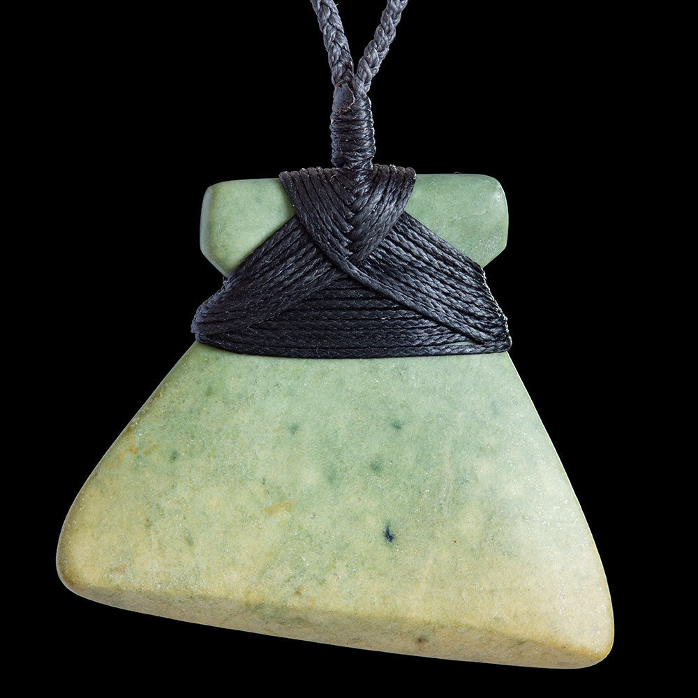 Large Flower Jade Toki by Nick Balme Pendant