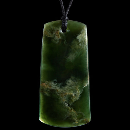 Dark Flower Jade Toki by Luke Gardiner Pendant