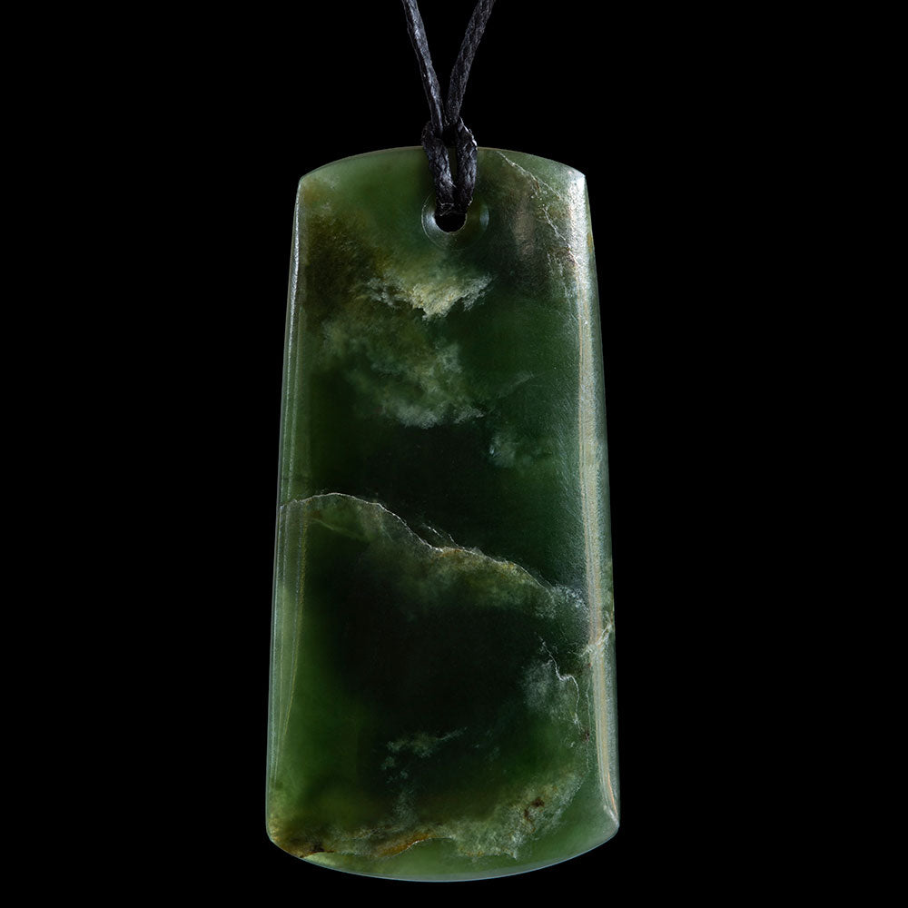 Dark Flower Jade Toki by Luke Gardiner Pendant