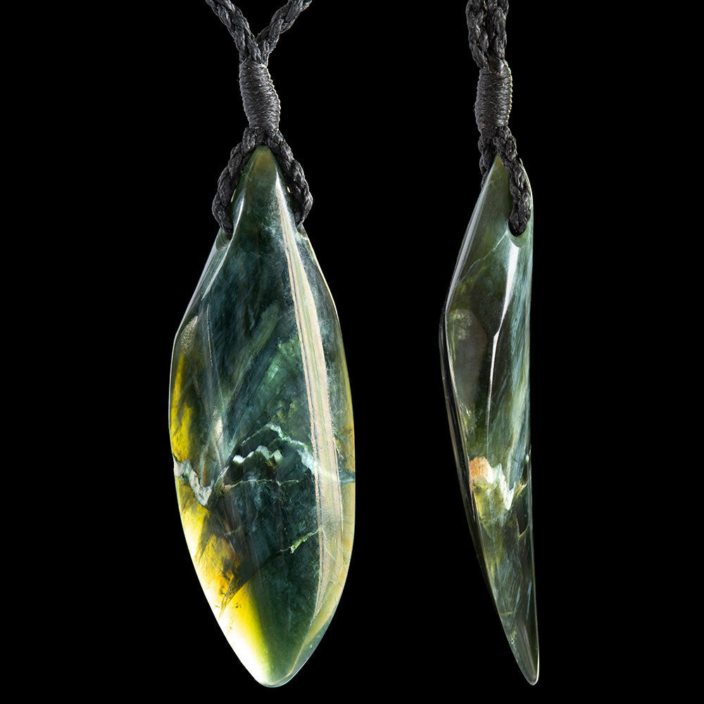 Large Chatoyant Tangiwai Drop by Malcolm Cox Pendant