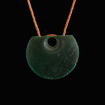 Goodletite Knotched Disc form Pendant