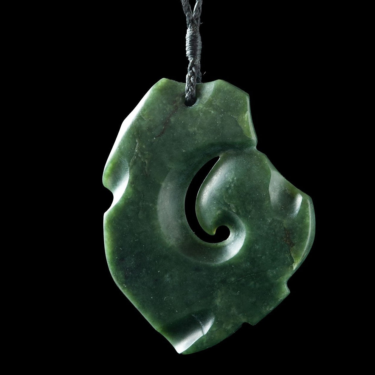 Large Jade Matau by Nick Balme Pendant