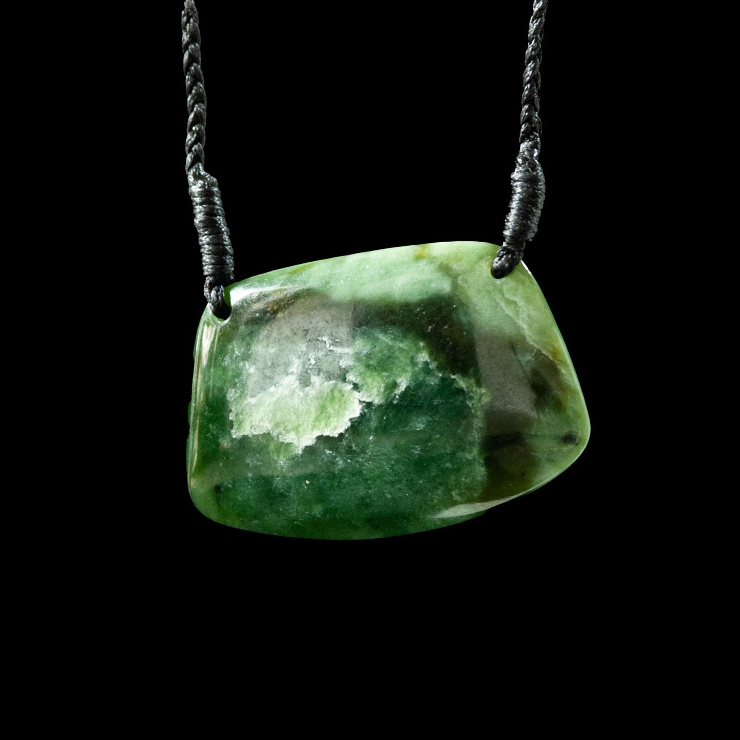 Flower Jade Drop by Jaymie Anderson Pendant