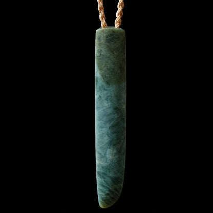 Slim Dark Jade Niho by Tim Steel - Pendant