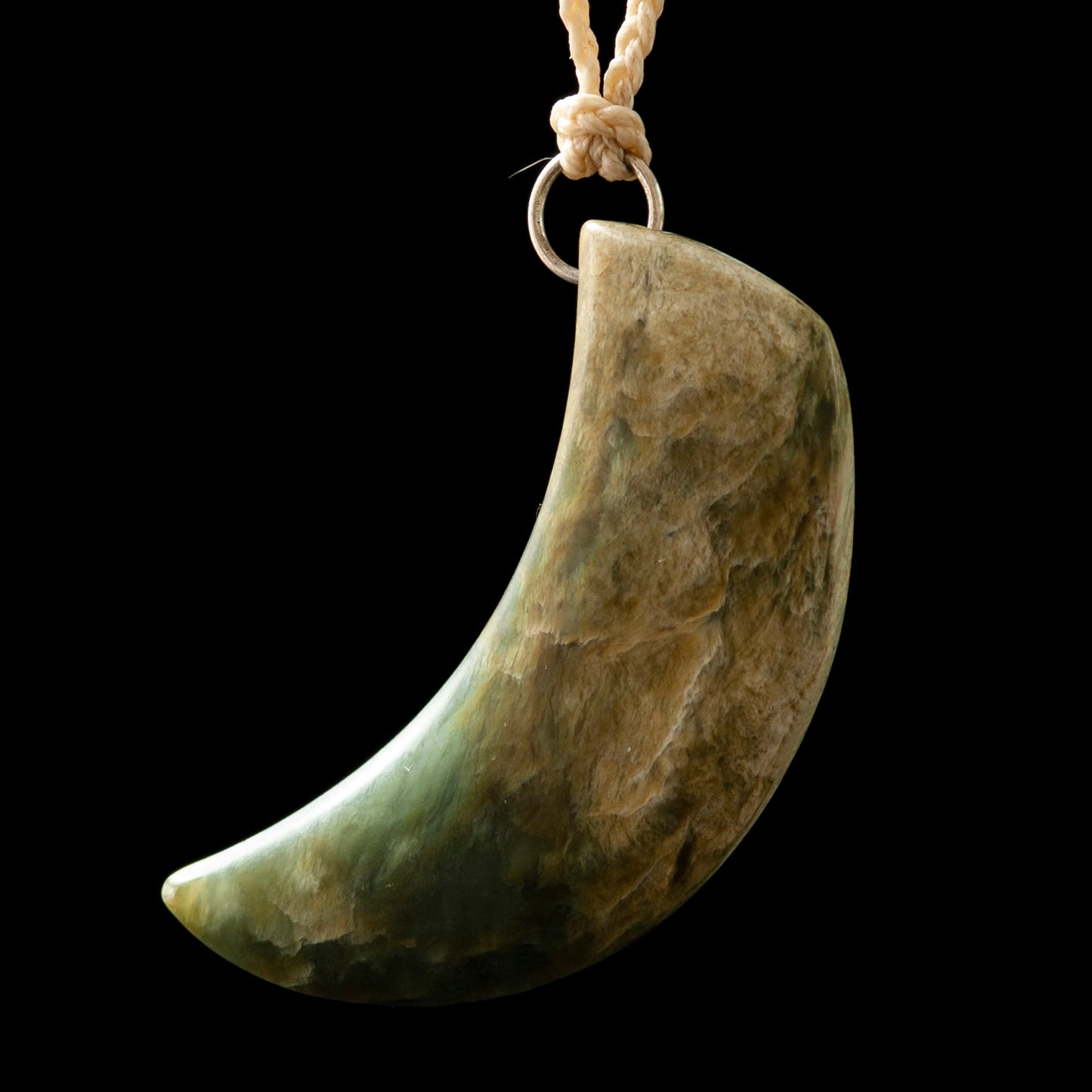 NZ Jade Rei Niho by Madelyne Gourdin Pendant