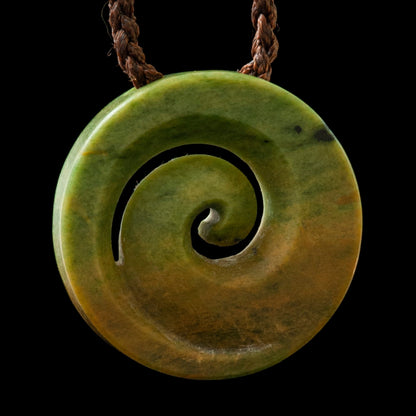 Jade Koru by Ernesto Ovalle Variant 1 Pendant