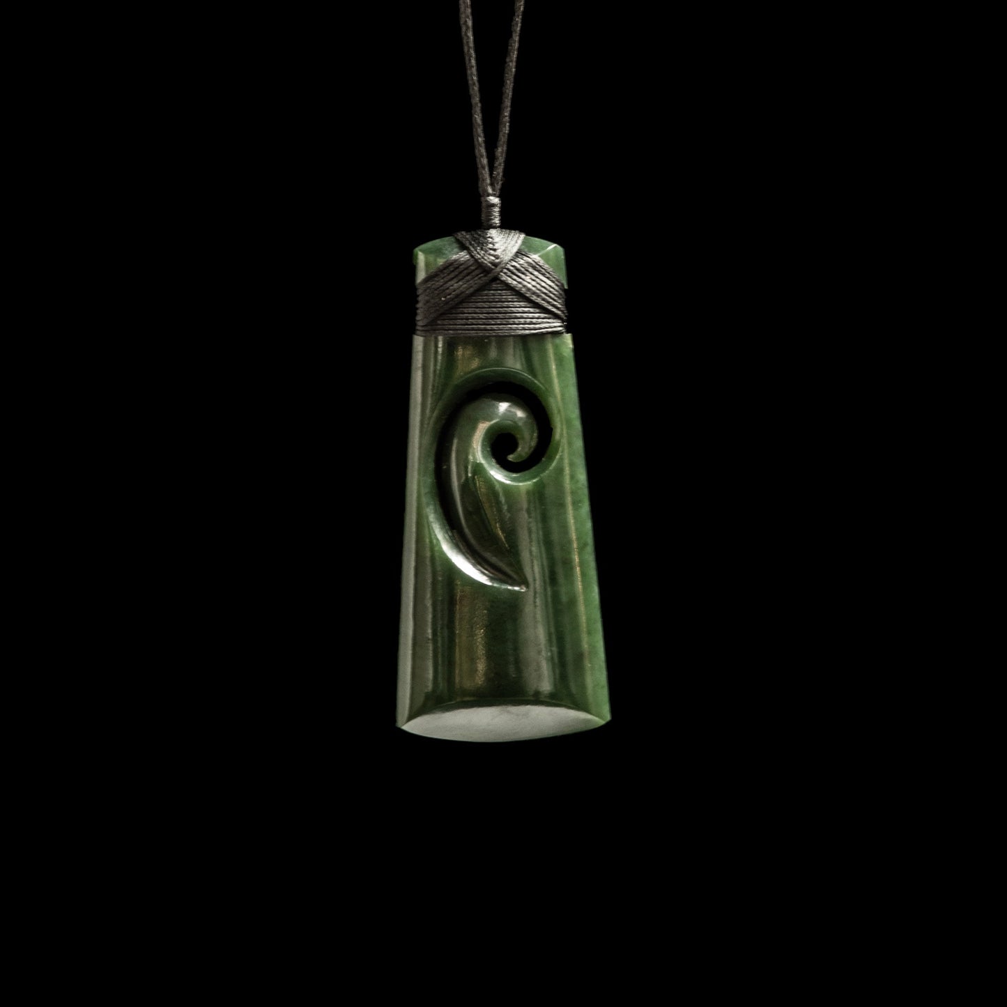 Jade Toki hand carved pendant /24 HM Necklace