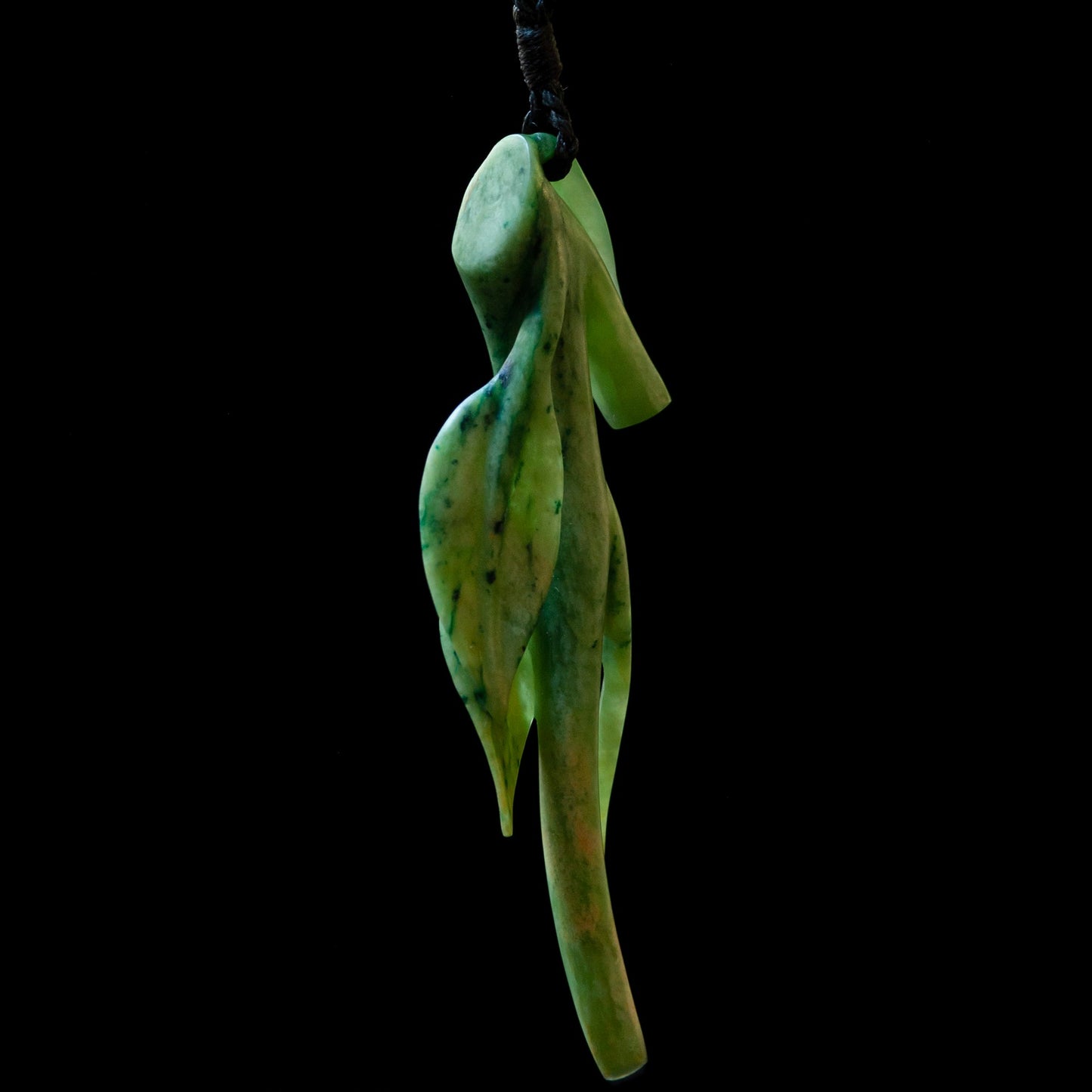 Sculpted Leaf form by Madelyne Gourdin Pendant