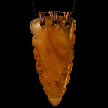 Kauri Amber Rei Niho by Conrad Henderson Pendant