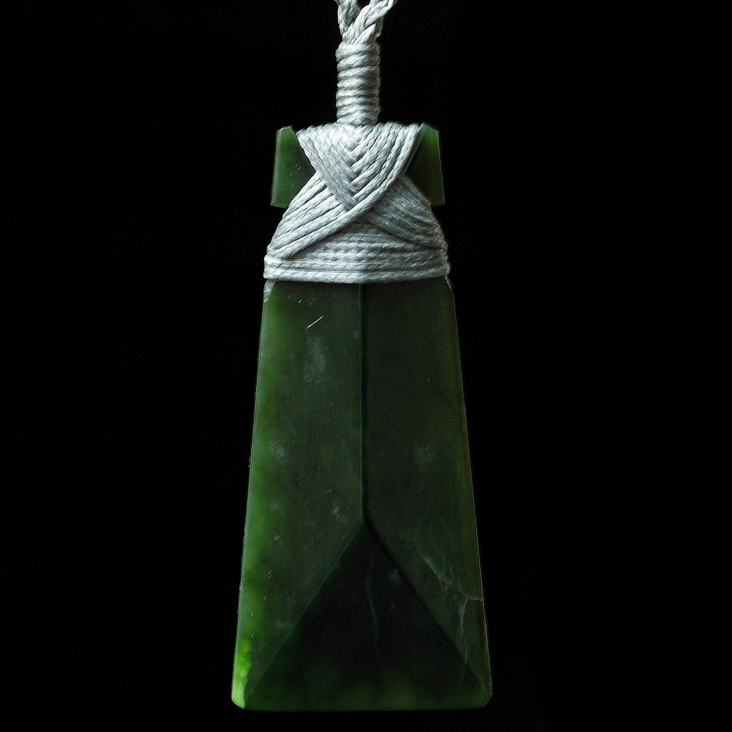 Bound Pounamu Hei Toki by Conrad Henderson Pendant